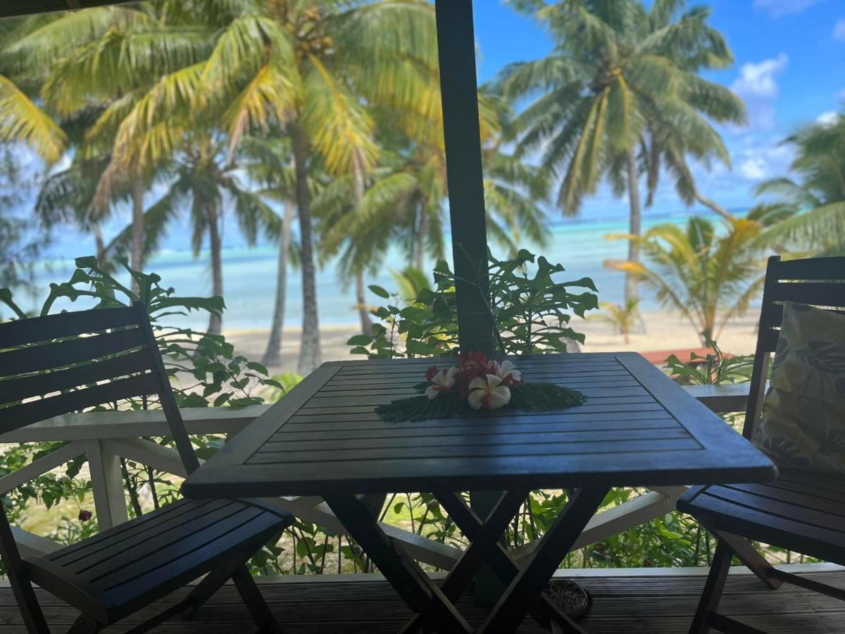 Paparei Beachfront Bungalows, Aitutaki Arutanga Exterior foto